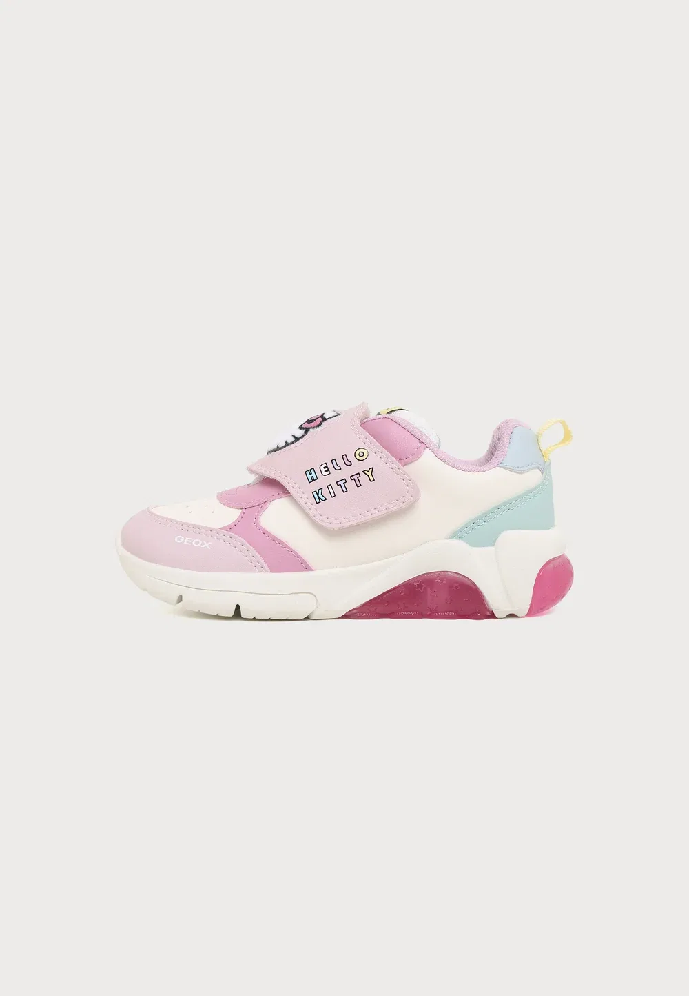 Sanrio Hello Kitty Fadinlight Girl - кроссовки Geox, Pink/Multicolor