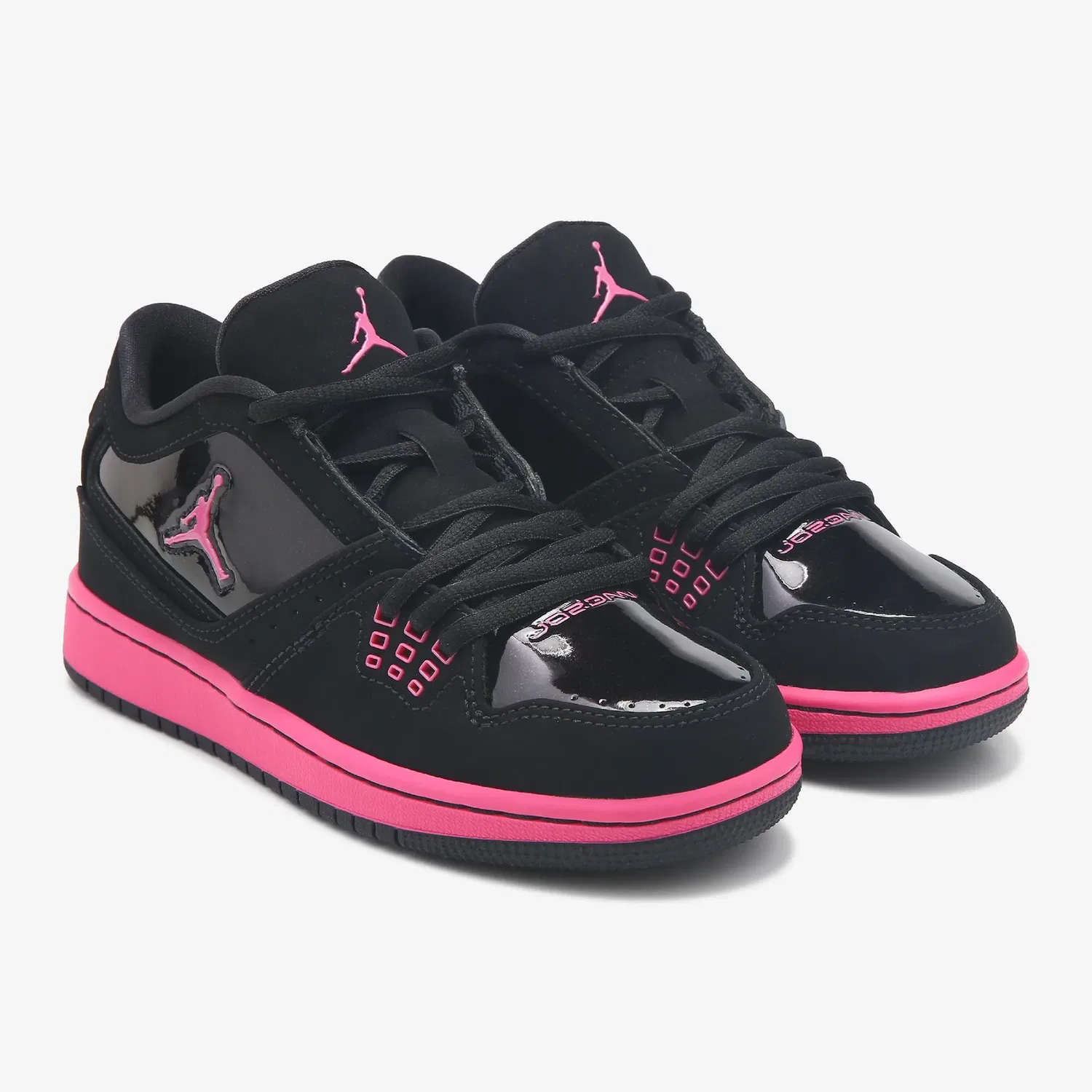 Детские низкие кроссовки 1 Flight Jordan, Black/Pink