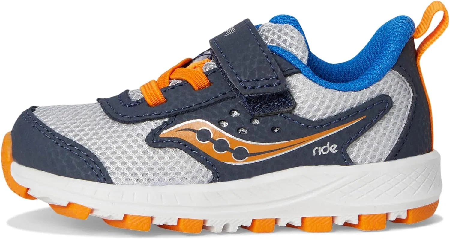 Детские кроссовки для девочек Ride Jr Saucony, Navy/Grey/Peel — фото 4