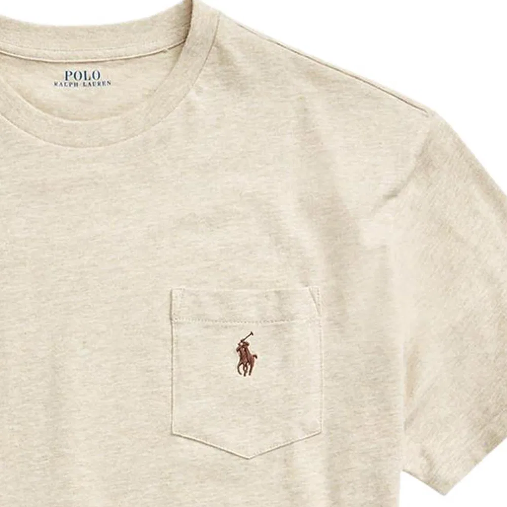 Футболка с круглым вырезом, Light Umber, Polo Ralph Lauren — фото 3