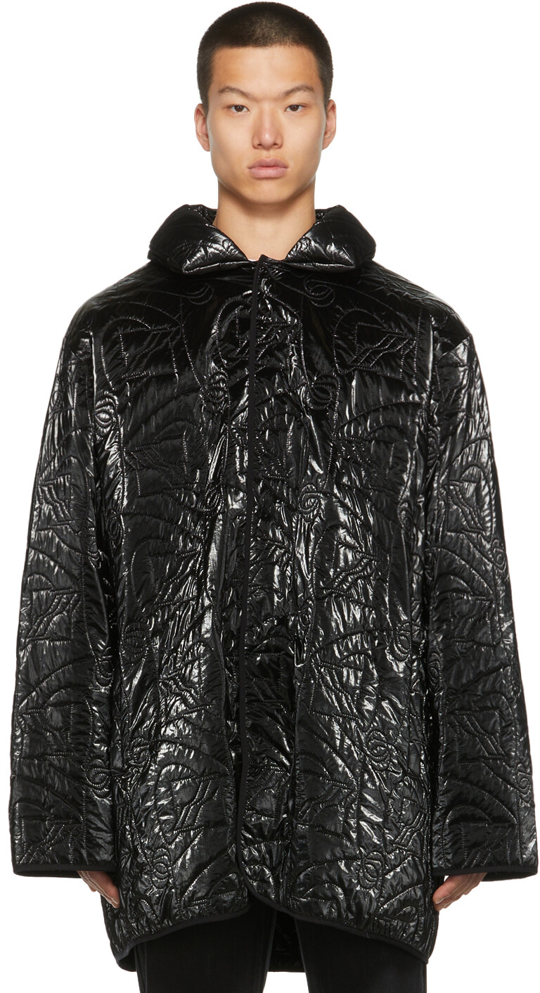 

Стеганая куртка оверсайз We11done, Серый, Стеганая куртка оверсайз We11done