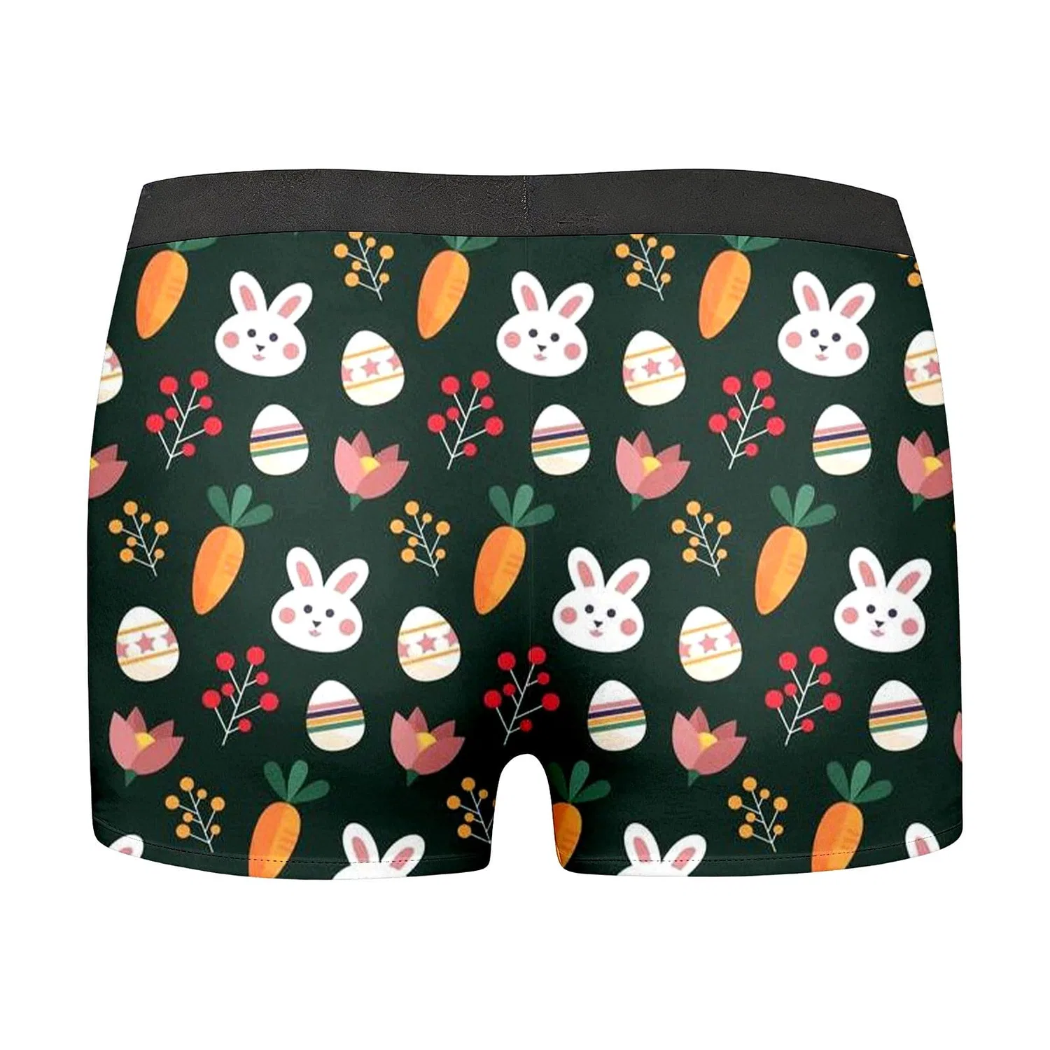 Мужские термобрюки с принтом Easter Printed Briefs, Dark Verde-e — фото 3