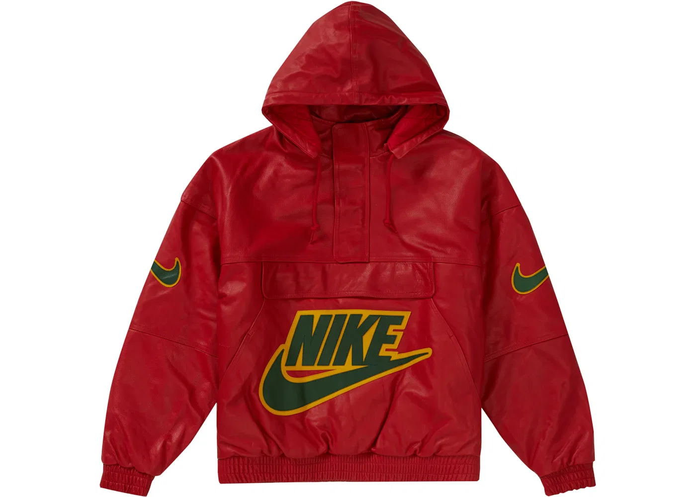 Мужская анорак из кожи Nike Red Supreme, Red