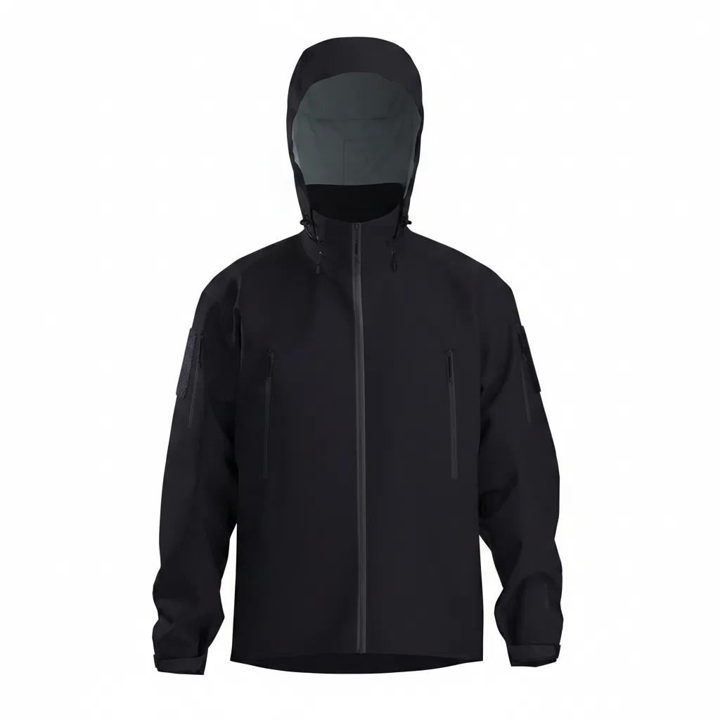 Мужская куртка с капюшоном Alpha Jacket Arcteryx, Black