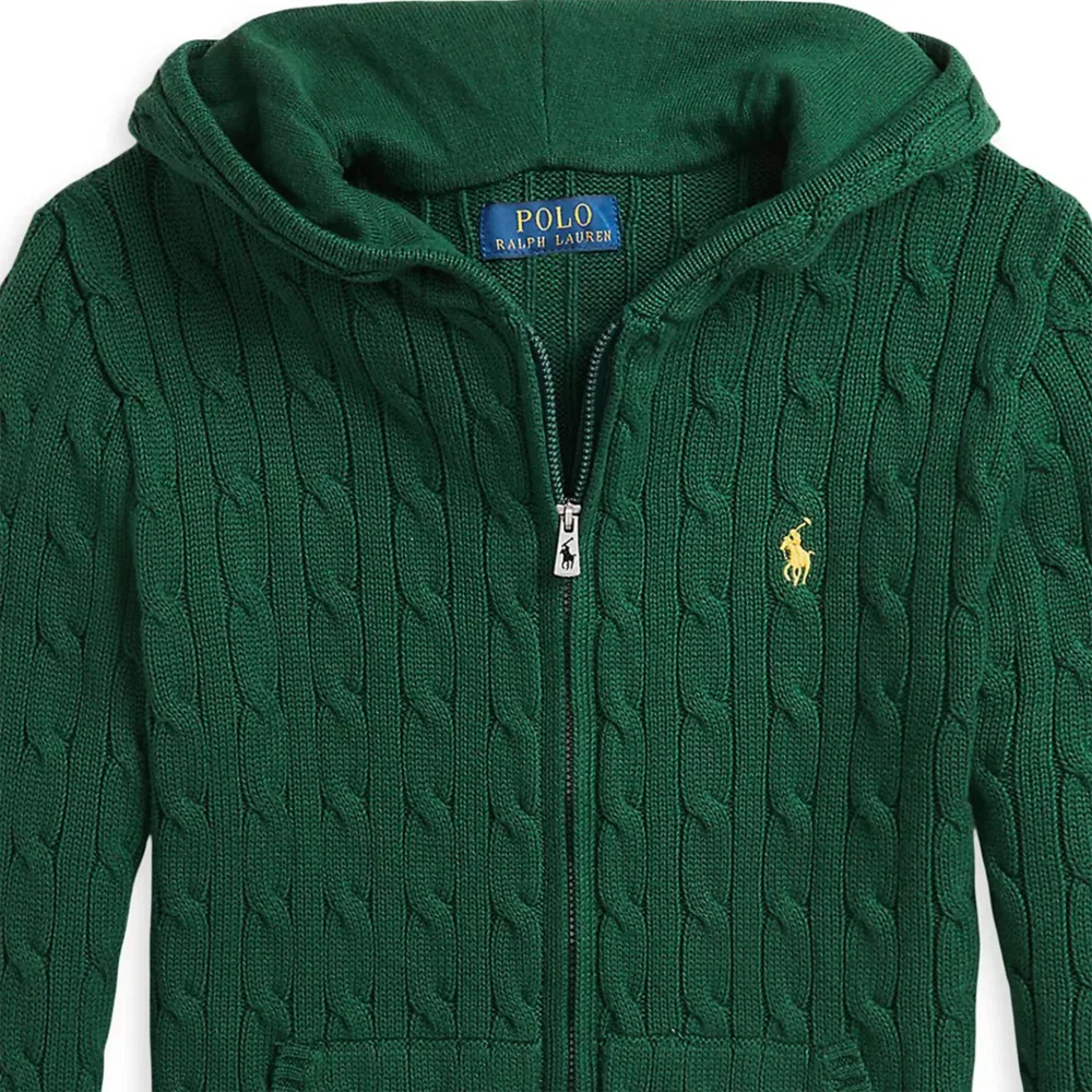 Детский свитер с длинным рукавом Standard Green Polo Ralph Lauren, Green — фото 4