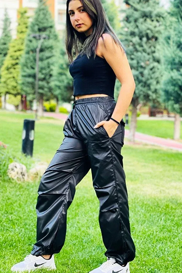 Детские джоггеры для девочек Oversize Jannock, Black