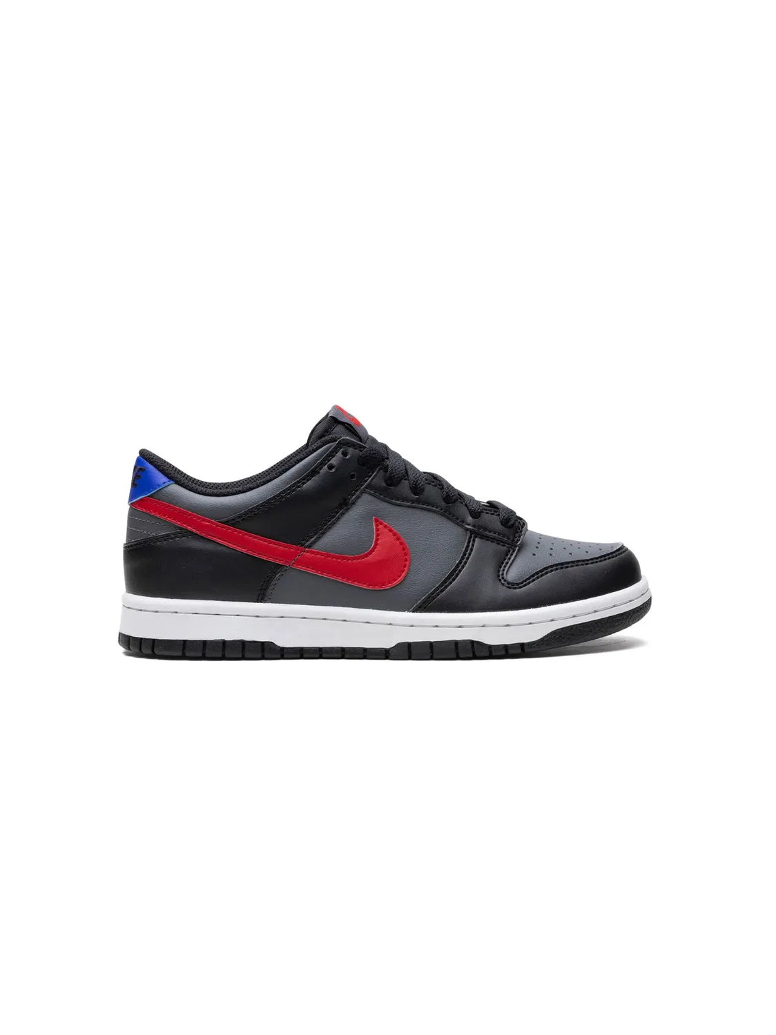 Nike Кроссовки Dunk Low GS "Black / University Red" — фото 4