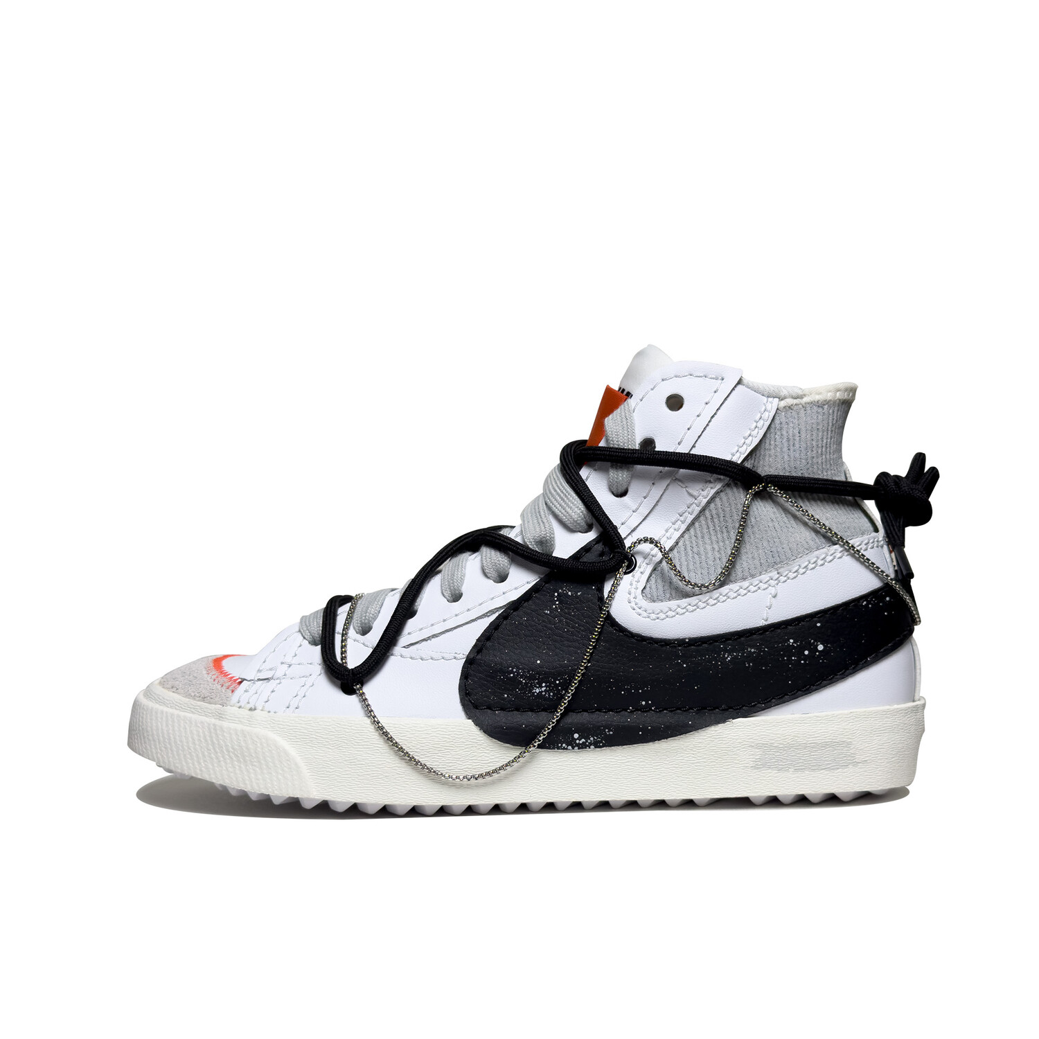 

Кроссовки Nike Blazer Skateboarding Shoes Unisex Mid-top Black/white, черный