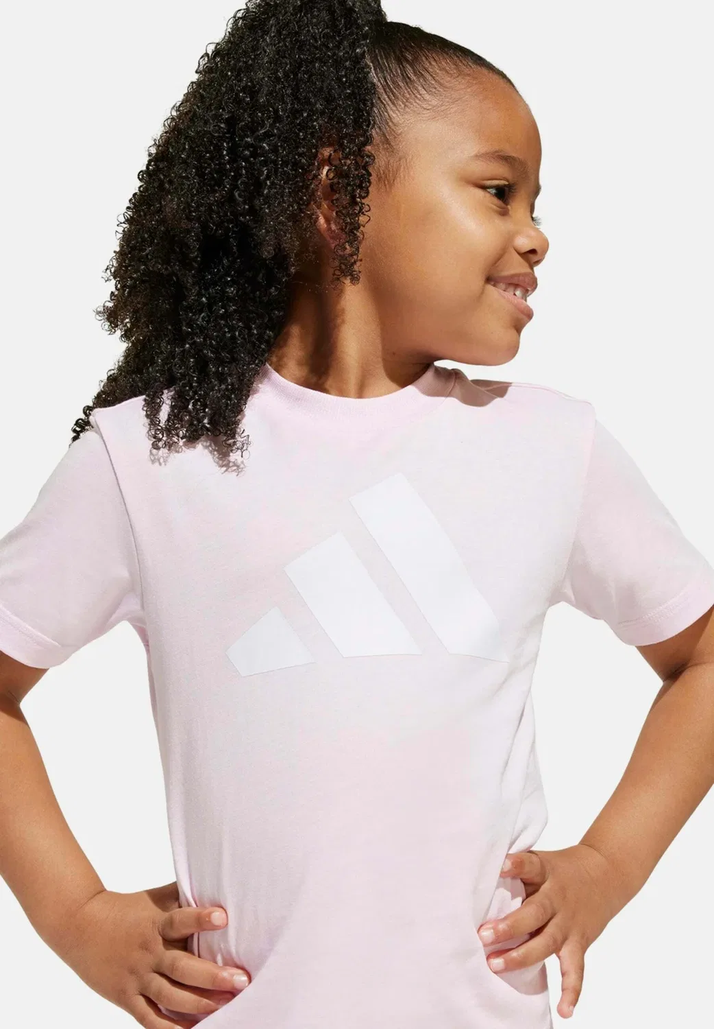 Conjunto de camiseta y pantalones Essentials унисекс - спортивные штаны Adidas Performance, Clear Pink White — фото 4