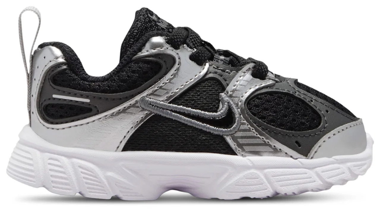 Детские кроссовки для мальчиков на эластичных шнурках V5 RNR Lace Nike, Black/Anthracite