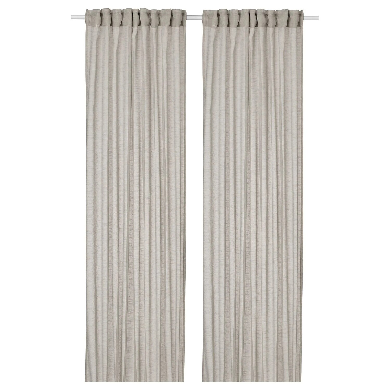

Шторы Ikea Hallebracka, 2 шт., 145x300 см, светло-серый