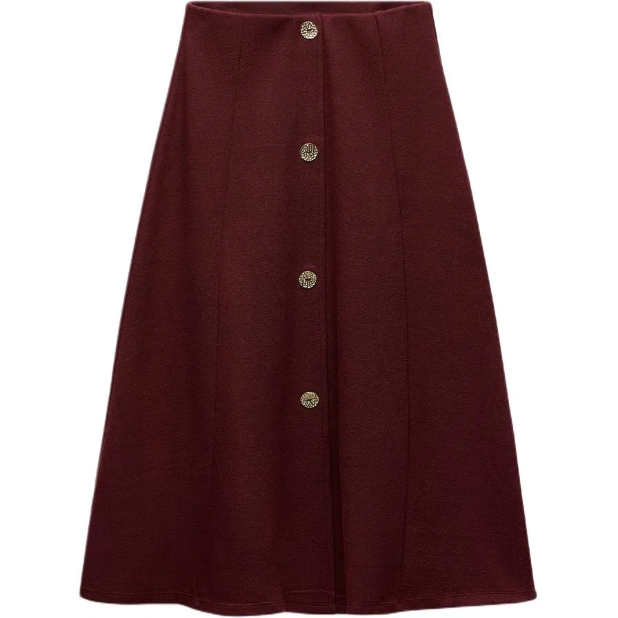 Женская юбка Casual Long Skirts ZARA, Black — фото 3