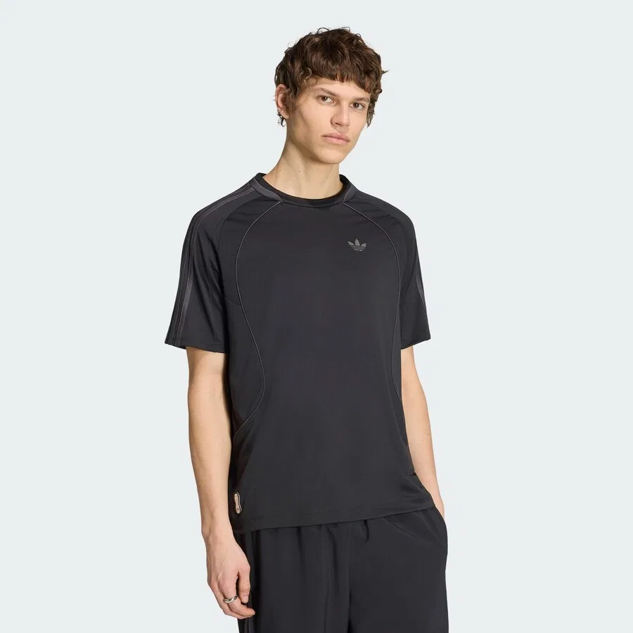 Черная футболка ADIDAS ORIGINALS Teamgeist 26 — фото 2