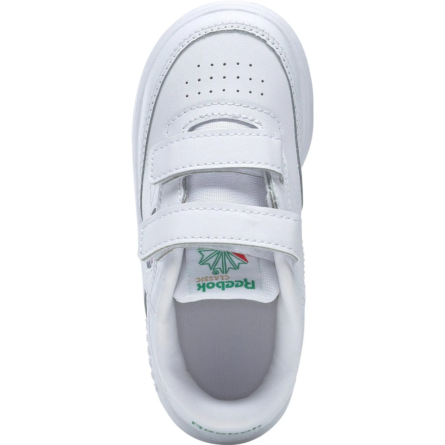 Детские кроссовки с кожаным верхом Reebok Classic, White — фото 3