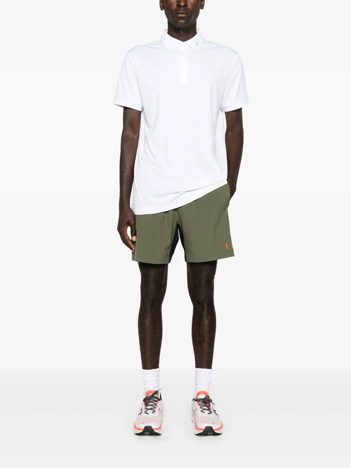 Шорты для бега сDrawstring Polo Pony Polo Ralph Lauren, зеленый — фото 4