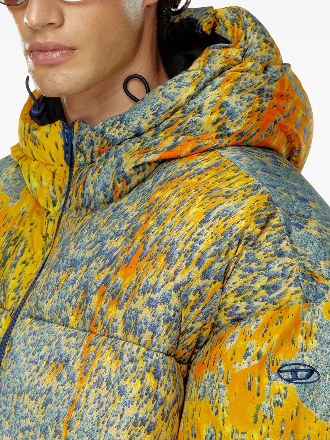 Стеганая куртка W-Bogaert Многоцветная Diesel, многоцветный — фото 2