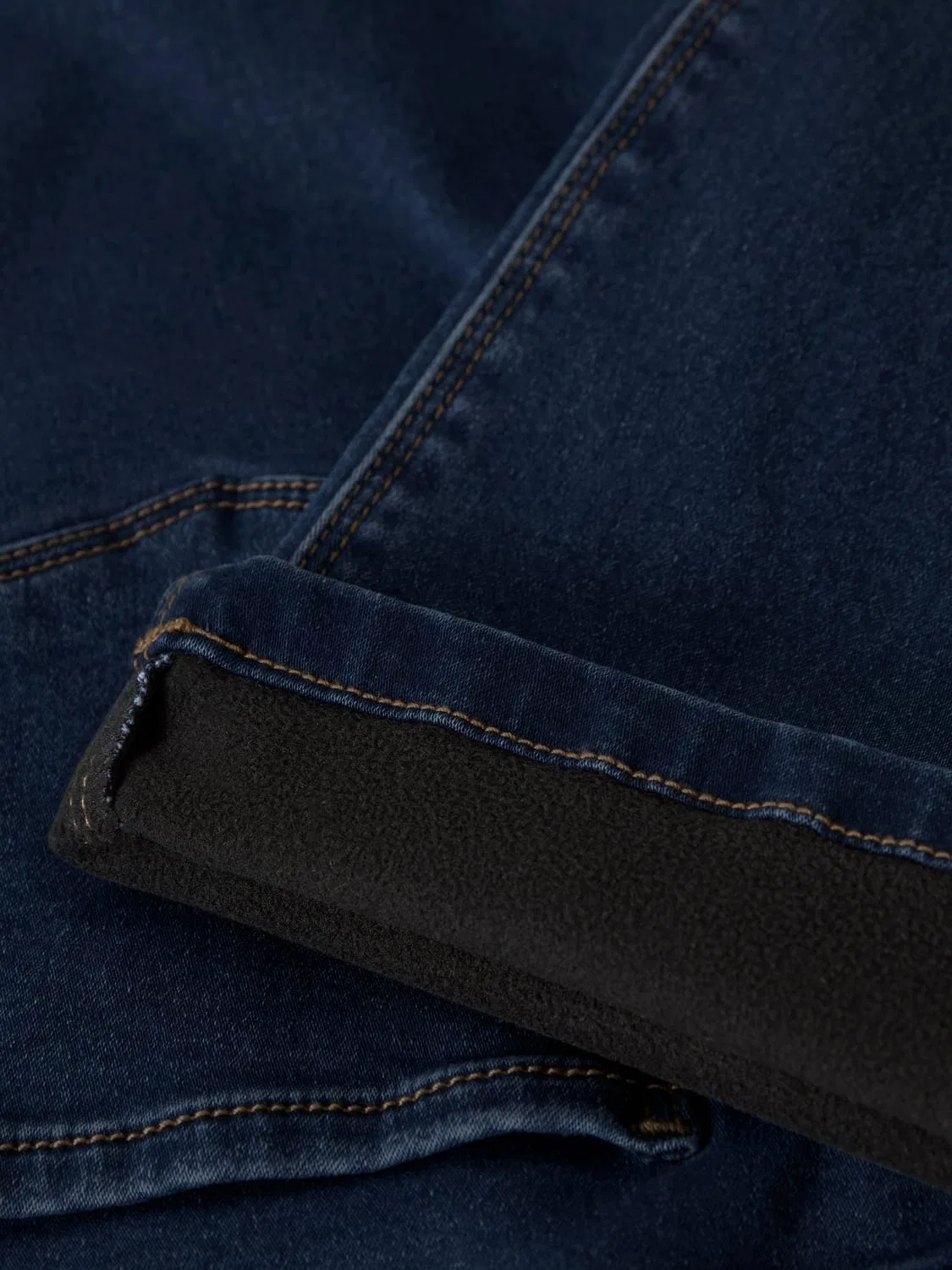 Джинсы утепленные с флисовой подкладкой Nkfsalli Bootcut Name It, темно-синий — фото 2