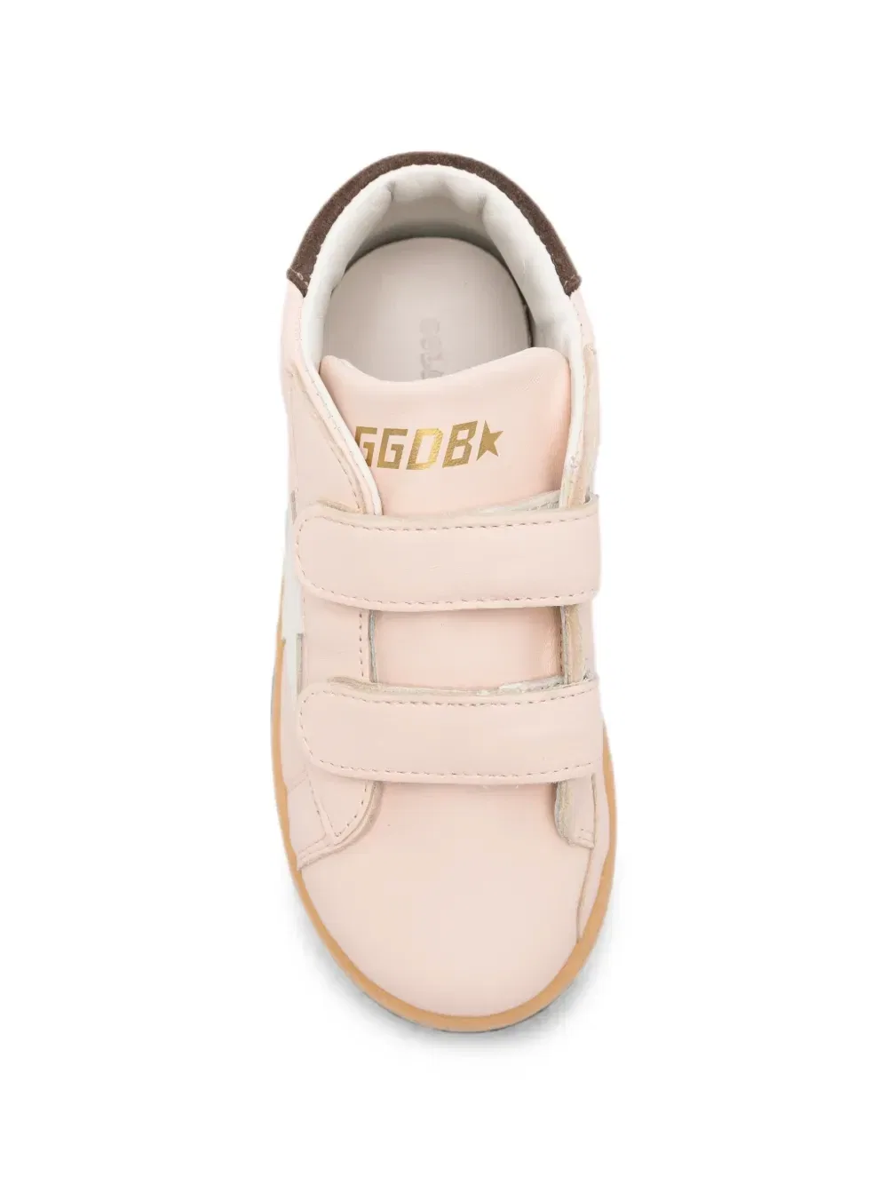 Кроссовки June Ballstar со звездчатой нашивкой Golden Goose Kids, розовый — фото 3