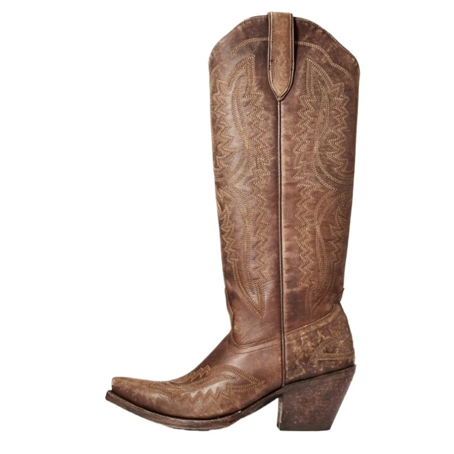 Детские сапоги ковбойские с толстым каблуком JBJYGSG, Dark Brown