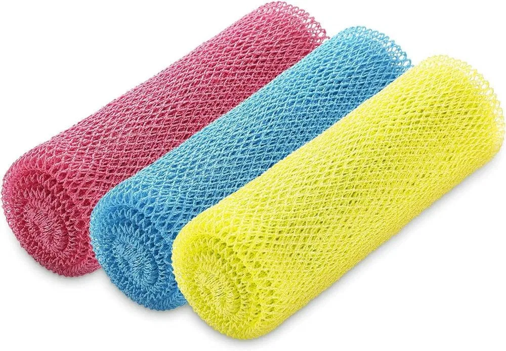 Пилинг-мочалка из африканской сетки, LOUKEKE, 3 шт, B-3pcs