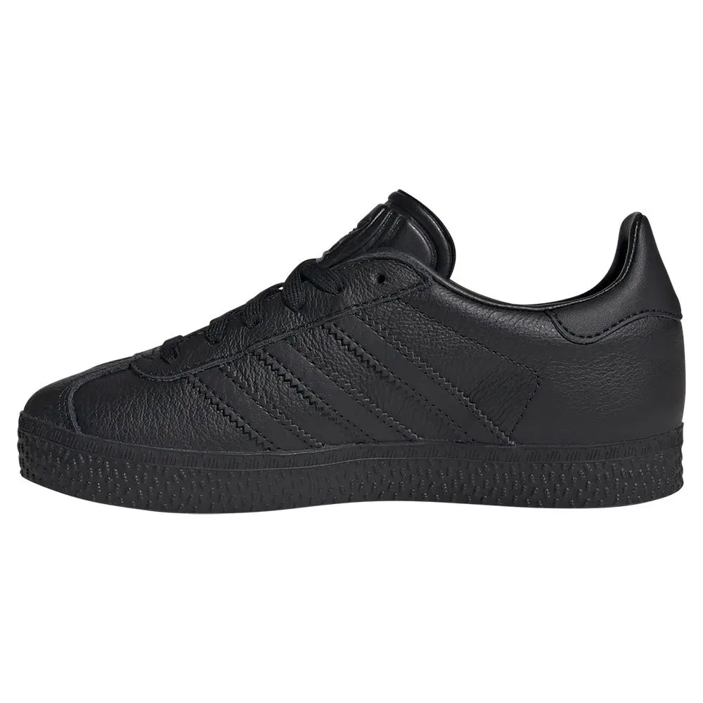 Детские кроссовки с контрастными полосками Gazelle Adidas Originals, Black — фото 3