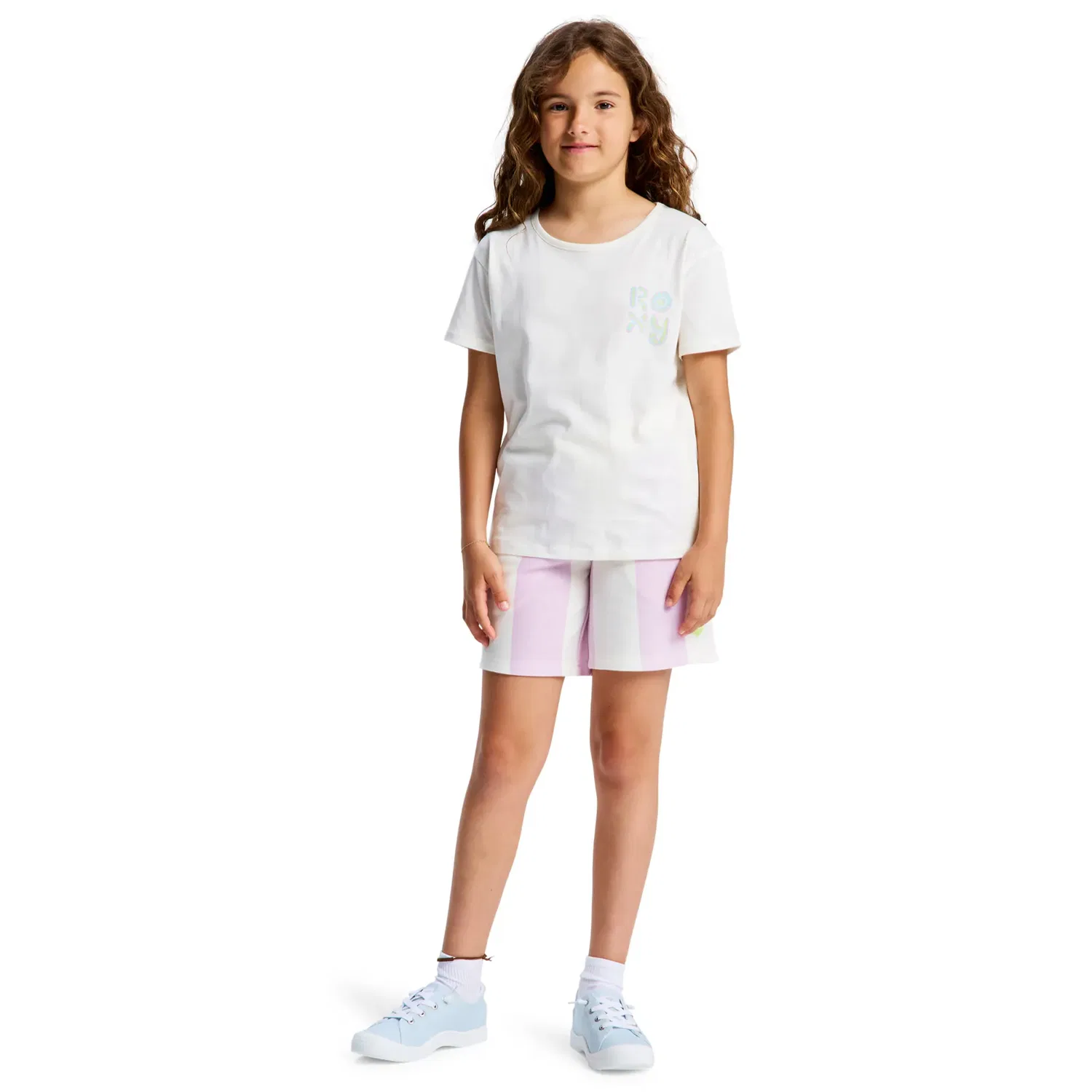 Детские спортивные шорты для мальчиков из футера Little Things Roxy, Morado — фото 3