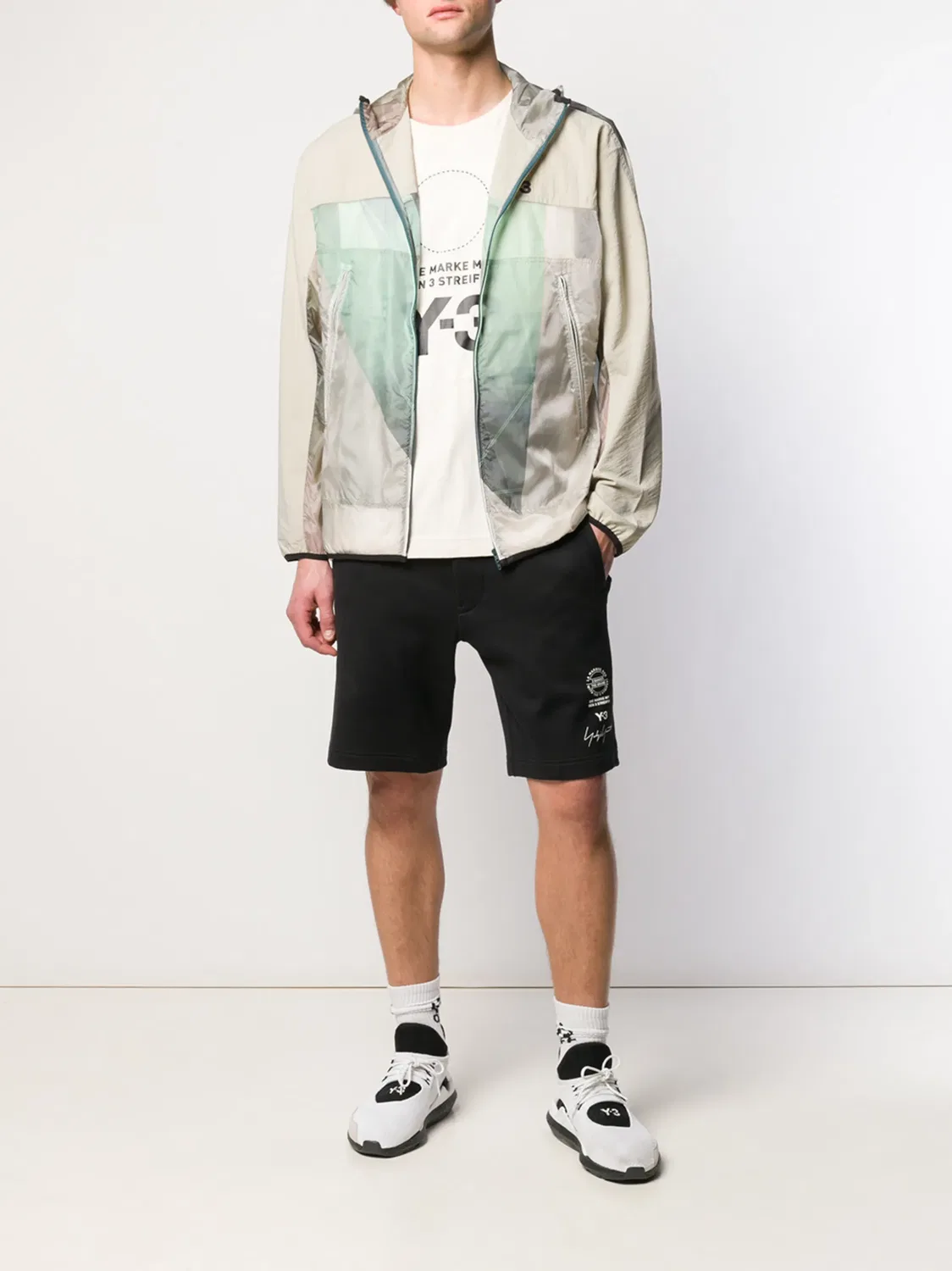 Спортивная куртка тай-дай Adidas, нейтральные — фото 2