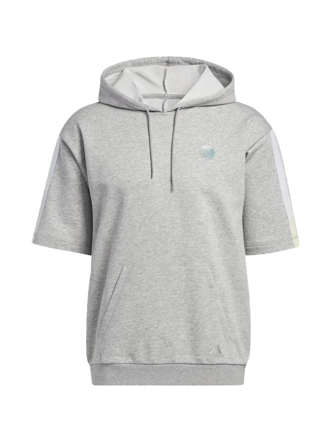 Майка с капюшоном Adidas, серый