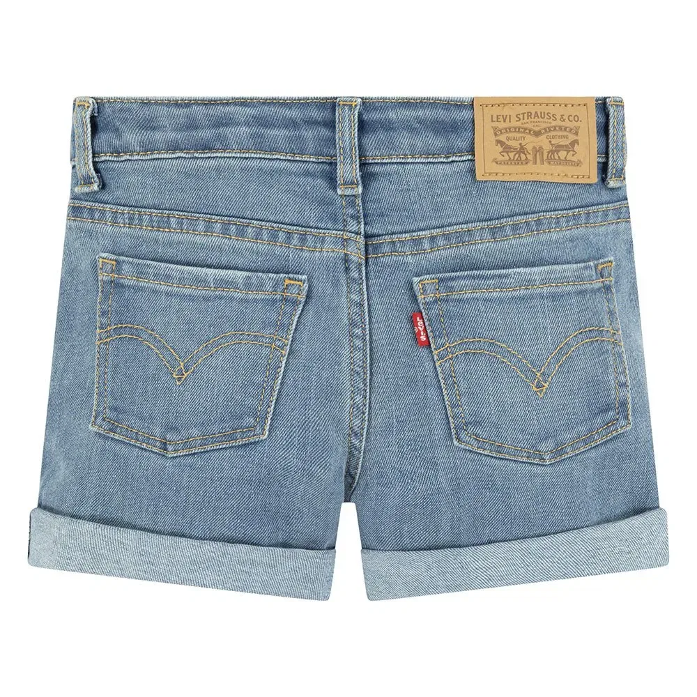 Детские джинсовые шорты Girlfriends Levi's, Blue — фото 2