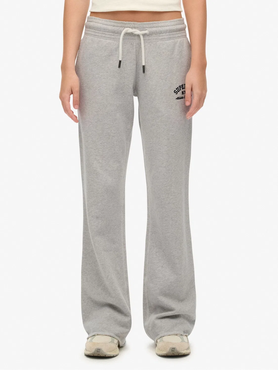 Джоггеры спортивные Athletic Embroidered Flare Superdry, серый