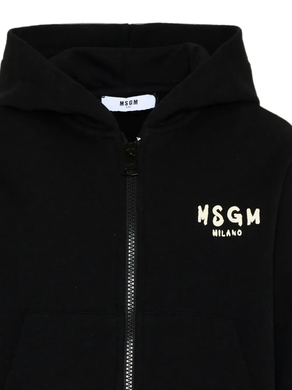 Толстовка на молнии с логотипом Msgm Kids, черный — фото 3