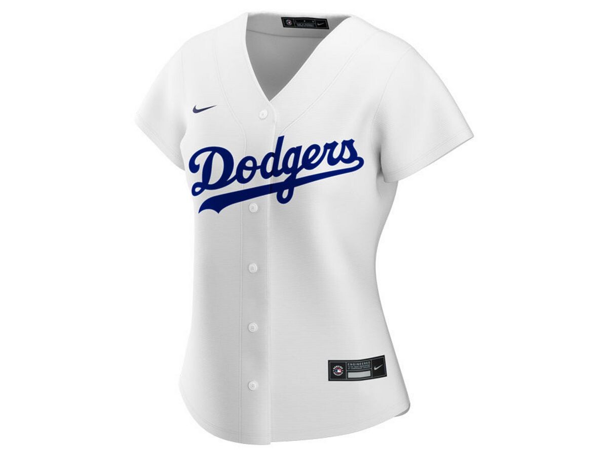 

Женская официальная копия джерси los angeles dodgers Nike, белый