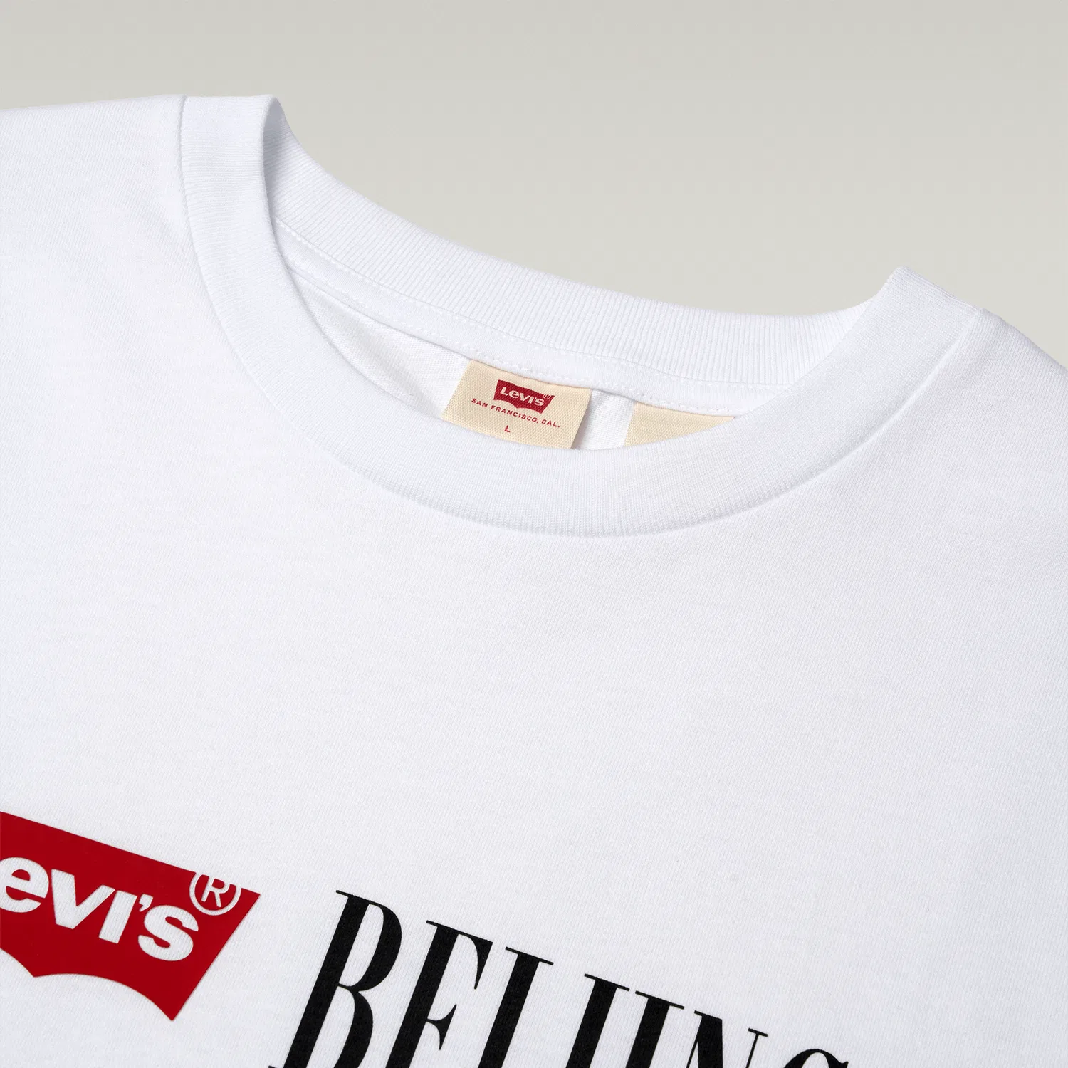 Футболка Crew Neck, Levis, White — фото 4
