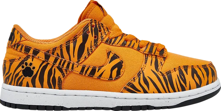 

Кроссовки Nike Dunk Low Next Nature PS 'Tiger Stripes', оранжевый