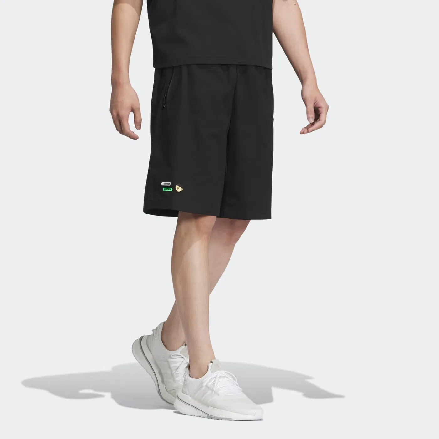 Шорты с принтом Graphic woven Adidas, черный — фото 4