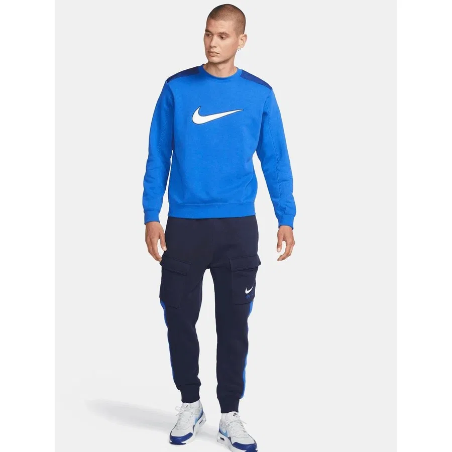 Мужской свитшот с принтом Sportswear Nike, Синий — фото 2