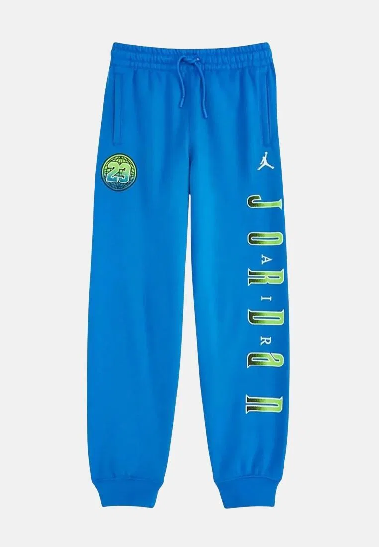 Детские спортивные штаны с принтом Jdb Gametime Chenille Patch Jordan, Hellblau