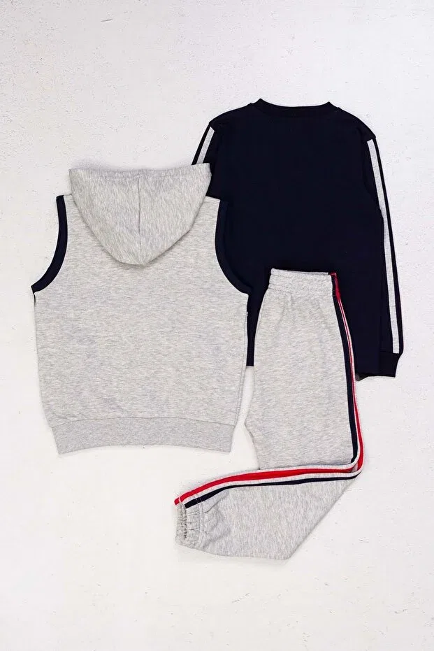 Детский спортивный комплект для мальчиков с принтом Sportswear Generic Brands, Giri Melange — фото 2