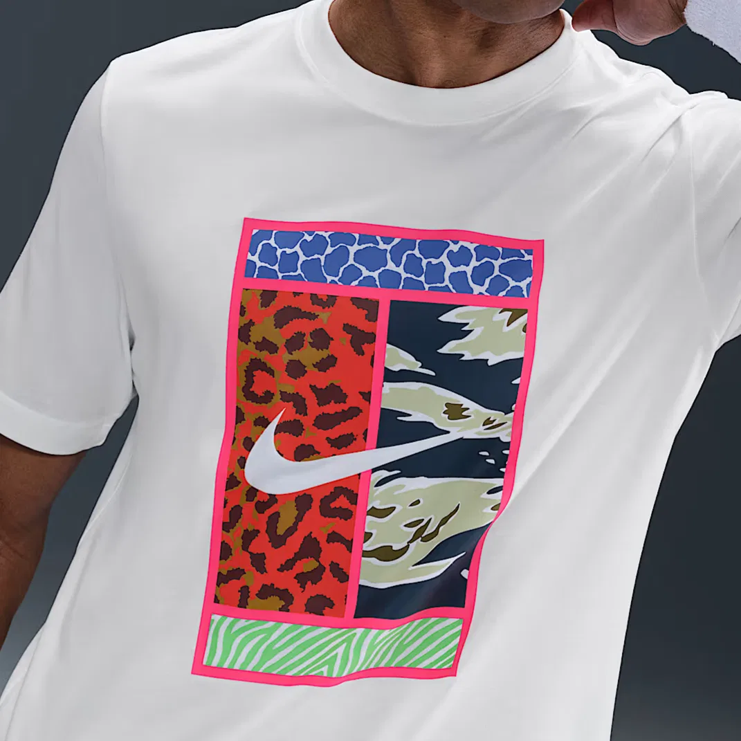 Футболка теннисная Dri-FIT Court, Nike, White — фото 4