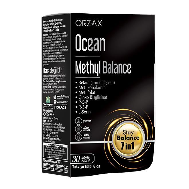 

Мультивитаминный комплекс Orzax Ocean Methyl Balance, 30 капсул