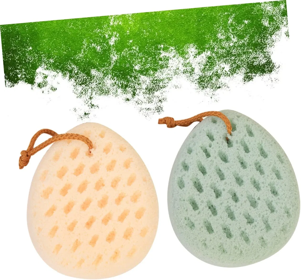 Мочалка для тела Bath Sponge, Beavorty, набор 6 шт, 14x12x21 см — фото 3