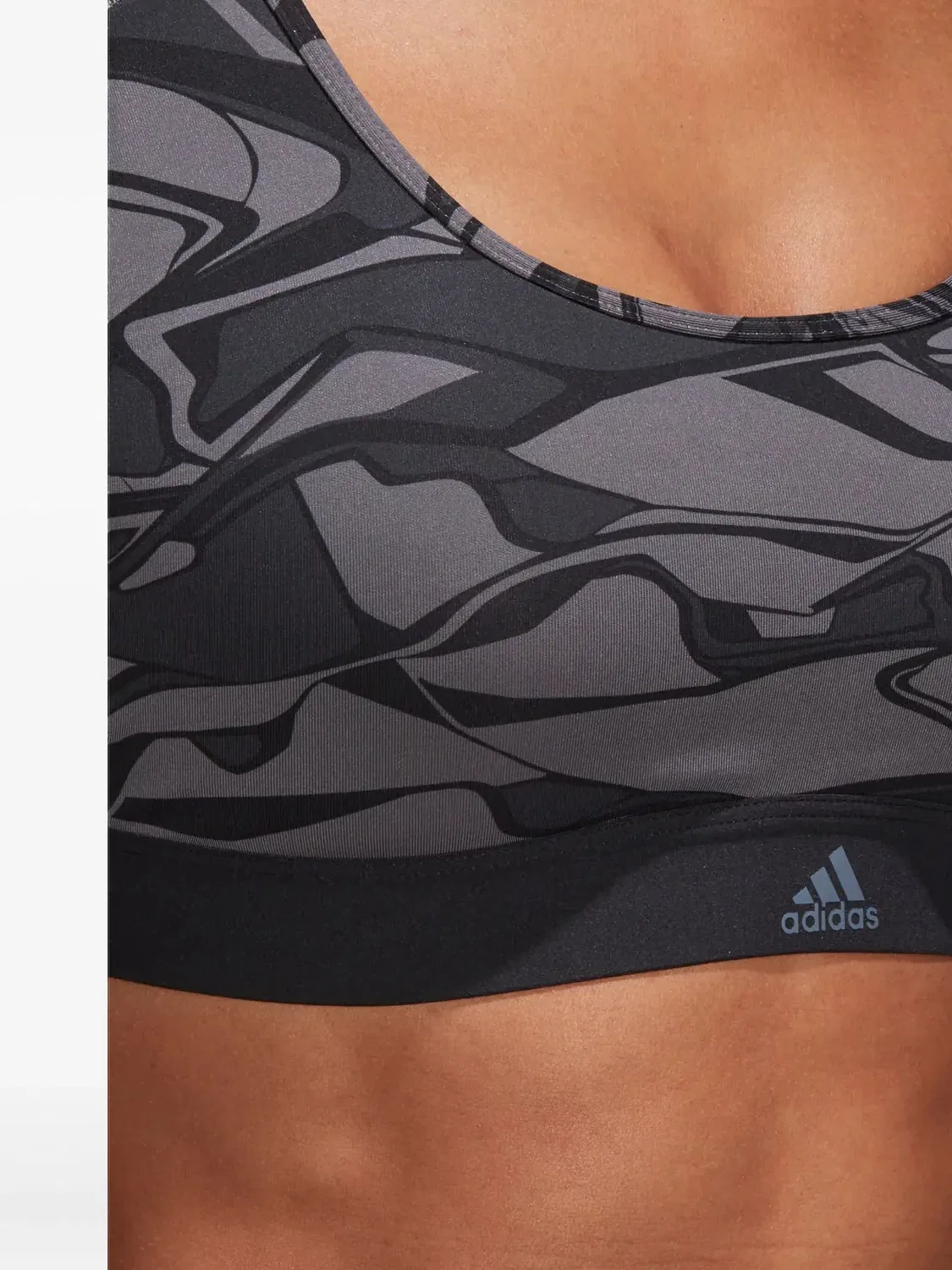 Спортивный бюстгальтер Don't Rest x Brassière Femme Adidas, серый — фото 2