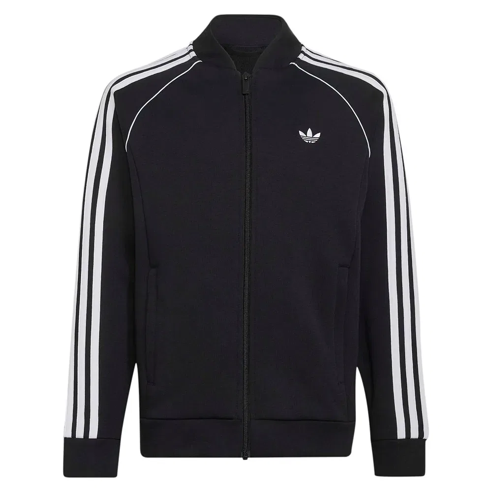 Толстовка на молнии Adidas Originals SST Spacer Track, черный — фото 3