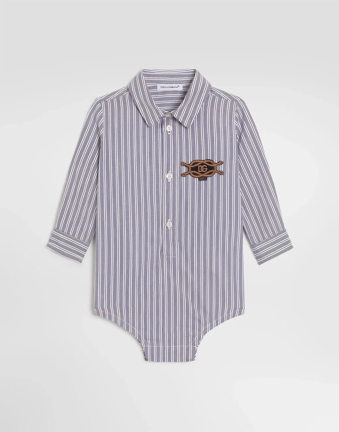 Боди с длинным рукавом Dolce&Gabbana, бежевый