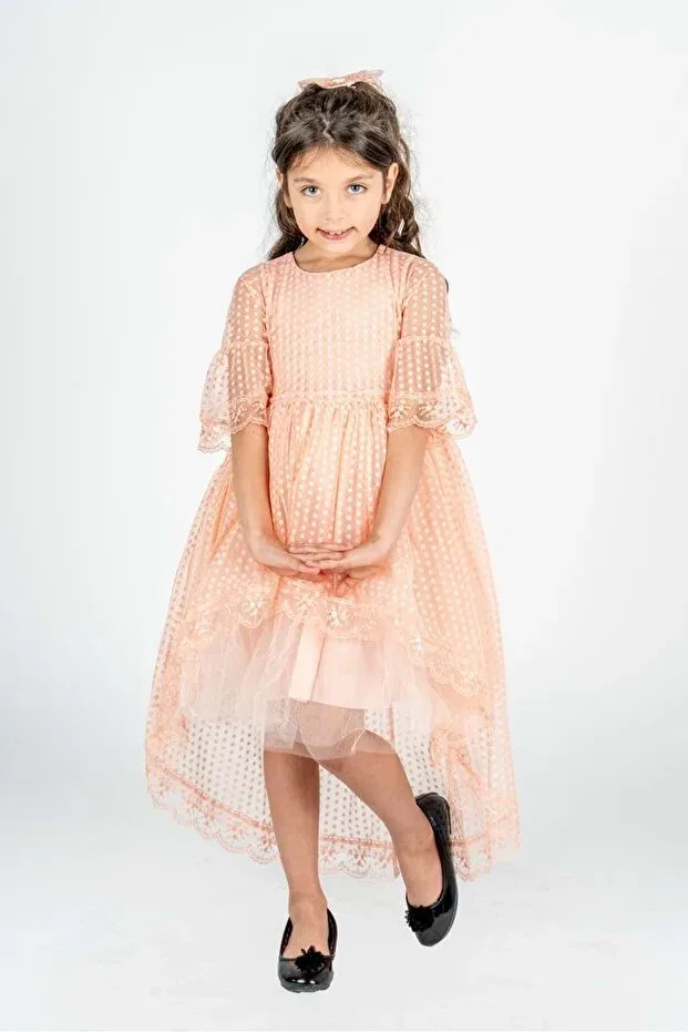 Детское платье для девочек с кружевом Mnk Baby&Kids, Somon — фото 4