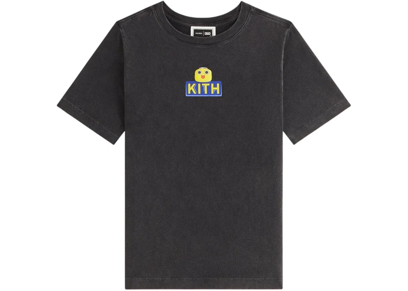 Детская футболка с принтом Kith x Capcom Kids Servbot Vintage Tee, Black