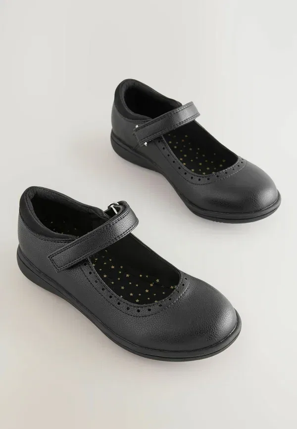 Туфли на плоском ходу с вырезами Next black matt, черный — фото 2