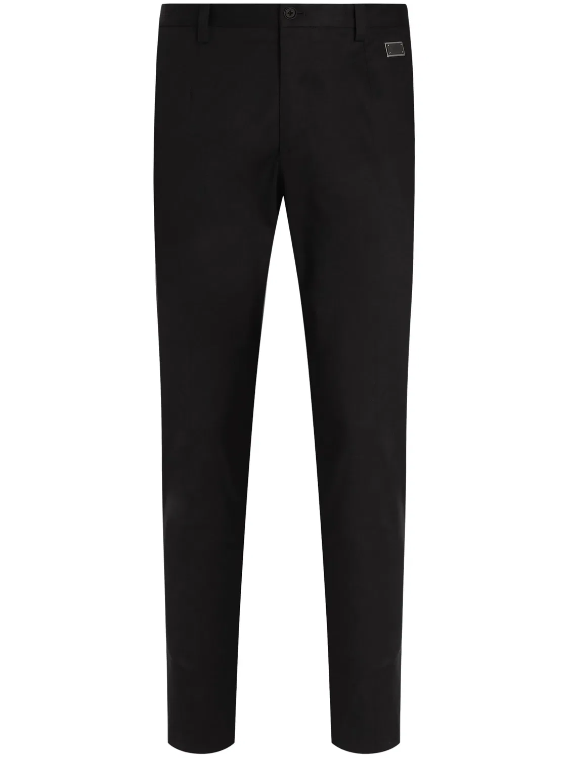 Dolce & Gabbana Брюки хлопковые черные