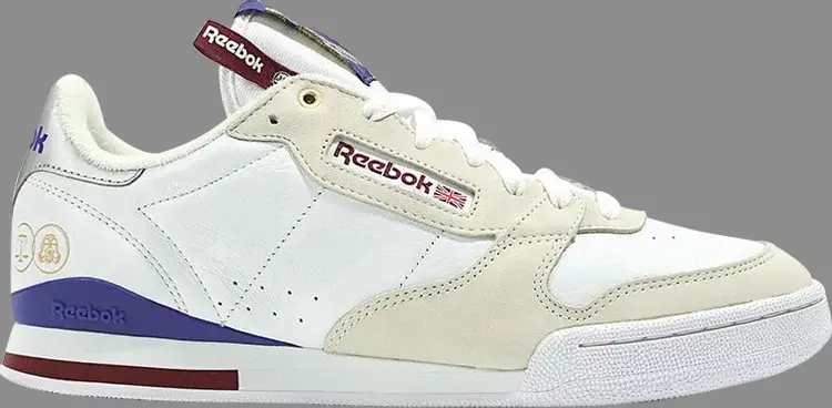 

Кроссовки footpatrol x highs and lows x phase 1 mu Reebok, белый