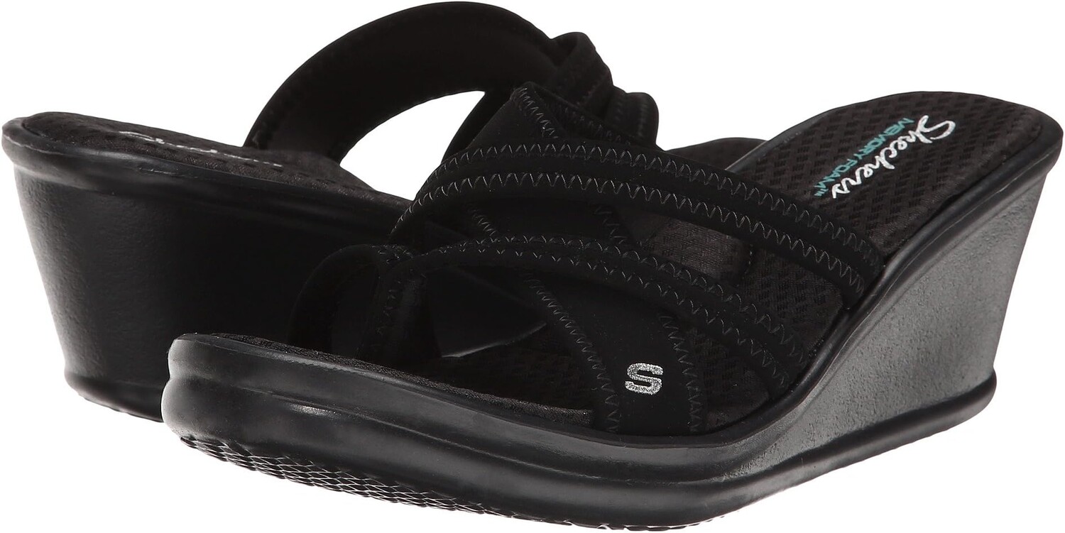 Босоножки Rumblers Young At Heart Skechers, черный